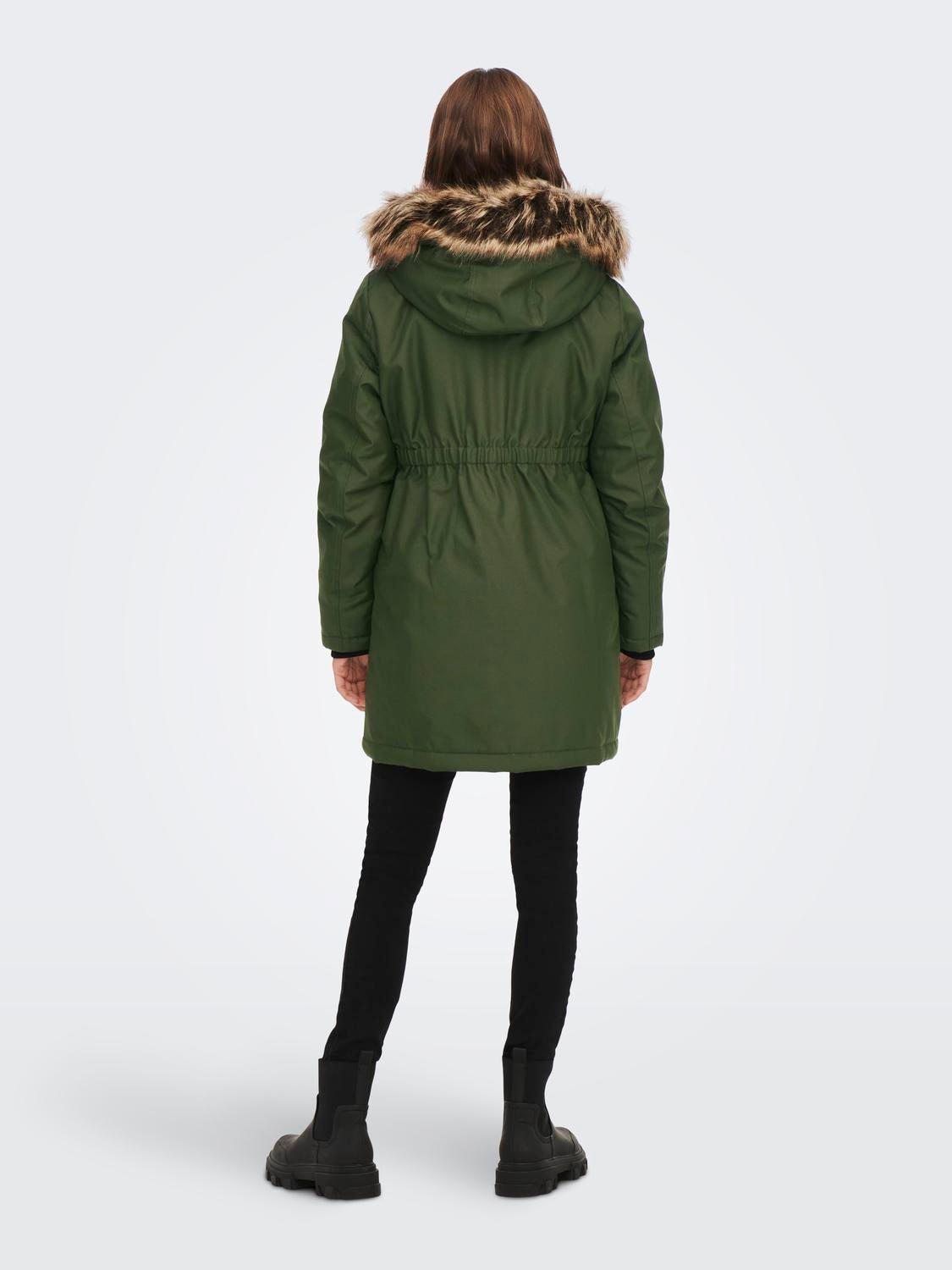 OLMIRIS Langer Parka Rosin
