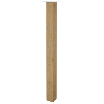 Duraline meubelpoot vierkant eiken 5x5x72 cm