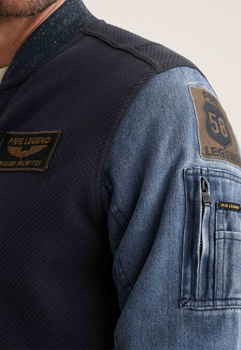 PME Legend Badges Hybrid Jacket