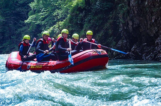 Rafting Entenlochklamm als Geschenk