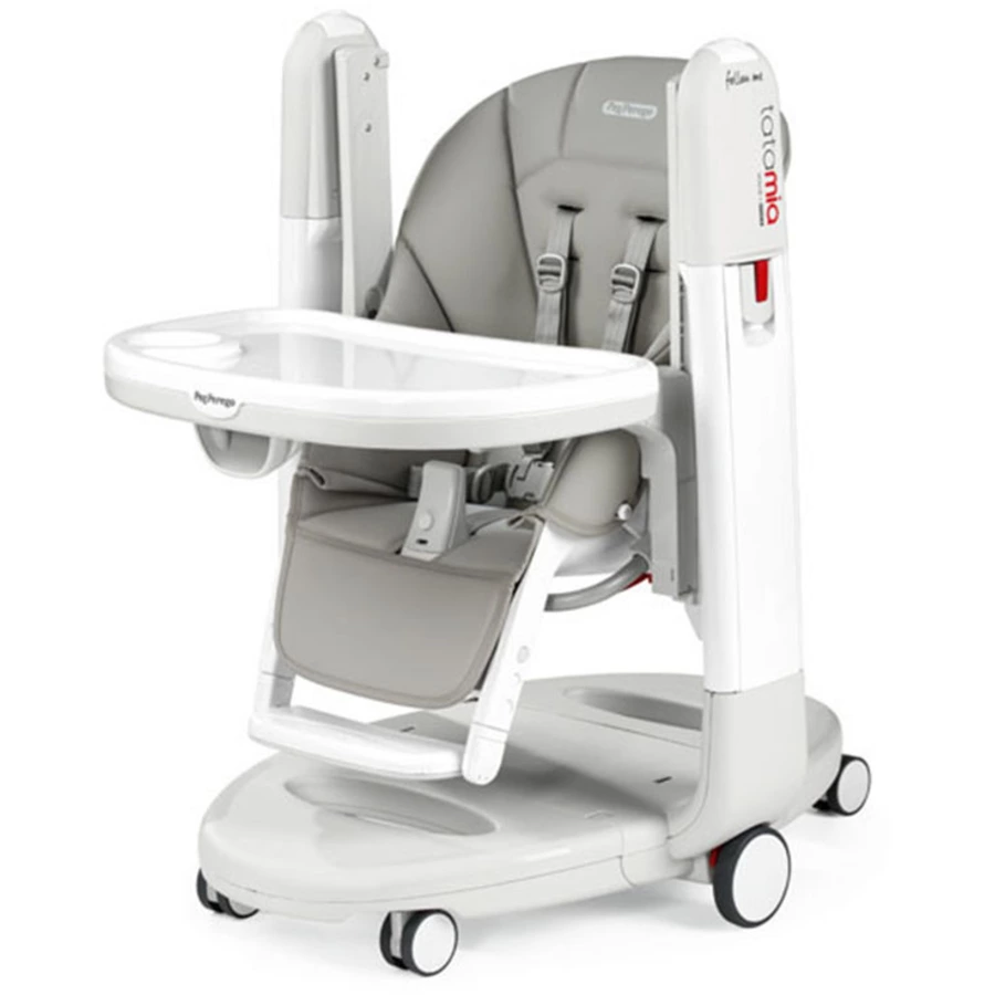 Peg Perego Hochstuhl Tatamia Follow Me Fragola Lederimitat