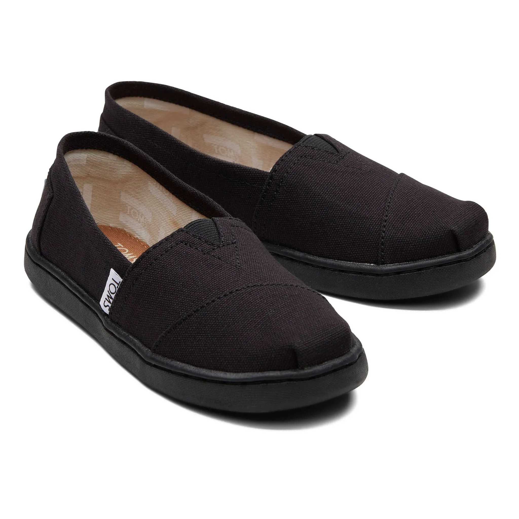 Toms Soulier Alpargata Youth Classique Noir Pointures 12-6