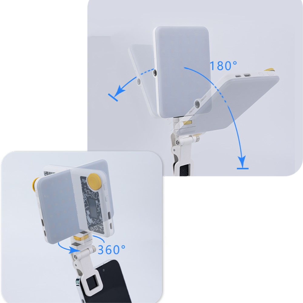 LED Foto Licht Video Beleuchtung (2500-9000K) mit 1/4