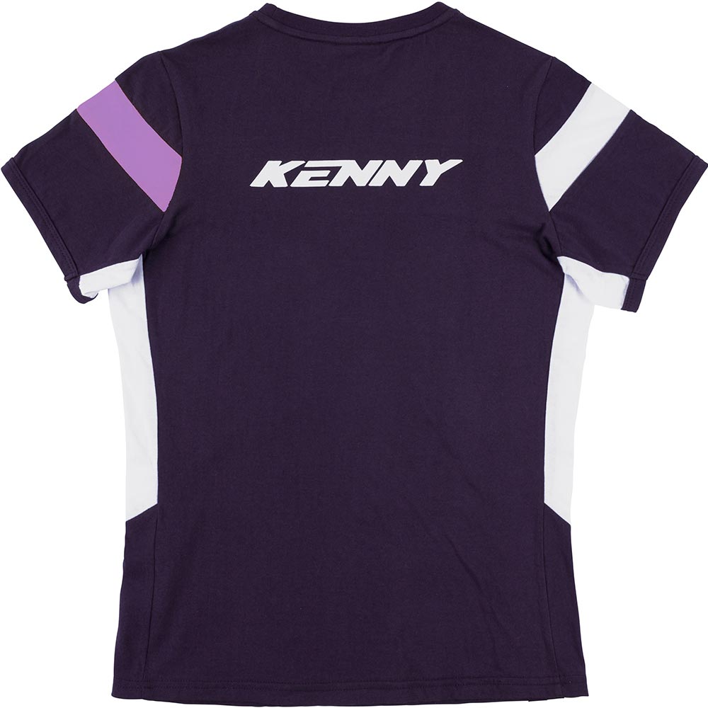 Kenny - T-shirt femme Racing Lady Violet / Blanc
