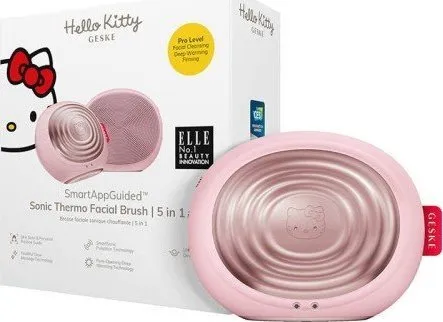 Geske Sonic 5-i-1 ansigtsbørste med app (hello kitty pink)