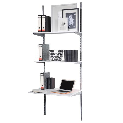 STAXX-System - moderne Industrial-Regale zur Wandfixierung, Starter-Set, endlos erweiterbar mit hoher Belastbarkeit, für Ihre Diele, Kleiderschrank, Werkraum, Küche, Büro, oder als Wohnwand, organisiertes-living Konzept