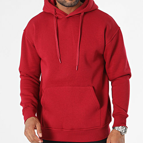 Sweat Capuche Rouge