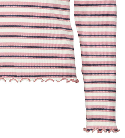 Vero Moda Girl Bluse - VmHelle - Mesa Rose/Birch/Navy Blue