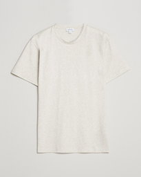 Sunspel Riviera Midweight T-Shirt Grey Melange