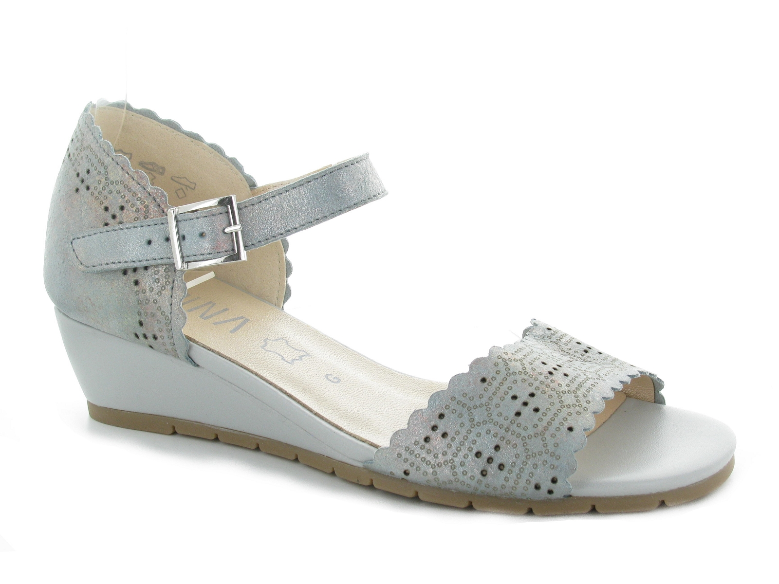 A brand-9J91-3 Cuir Gris Bleu