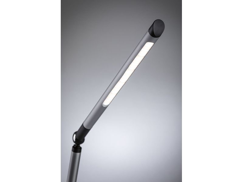 Paulmann Schreibtischleuchte LED 3-Step-Dim Silber Dimmbare Schreibtischleuchte