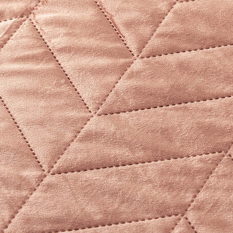 Bedsprei Velvet Prisma - Roze