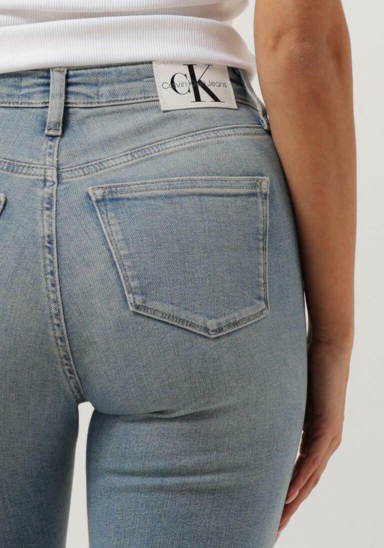 CALVIN KLEIN blauwe calvin klein skinny jeans high rise skinny