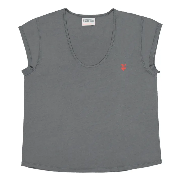 Sisters Department T-shirt Marie Coton et Lin | Gris foncé