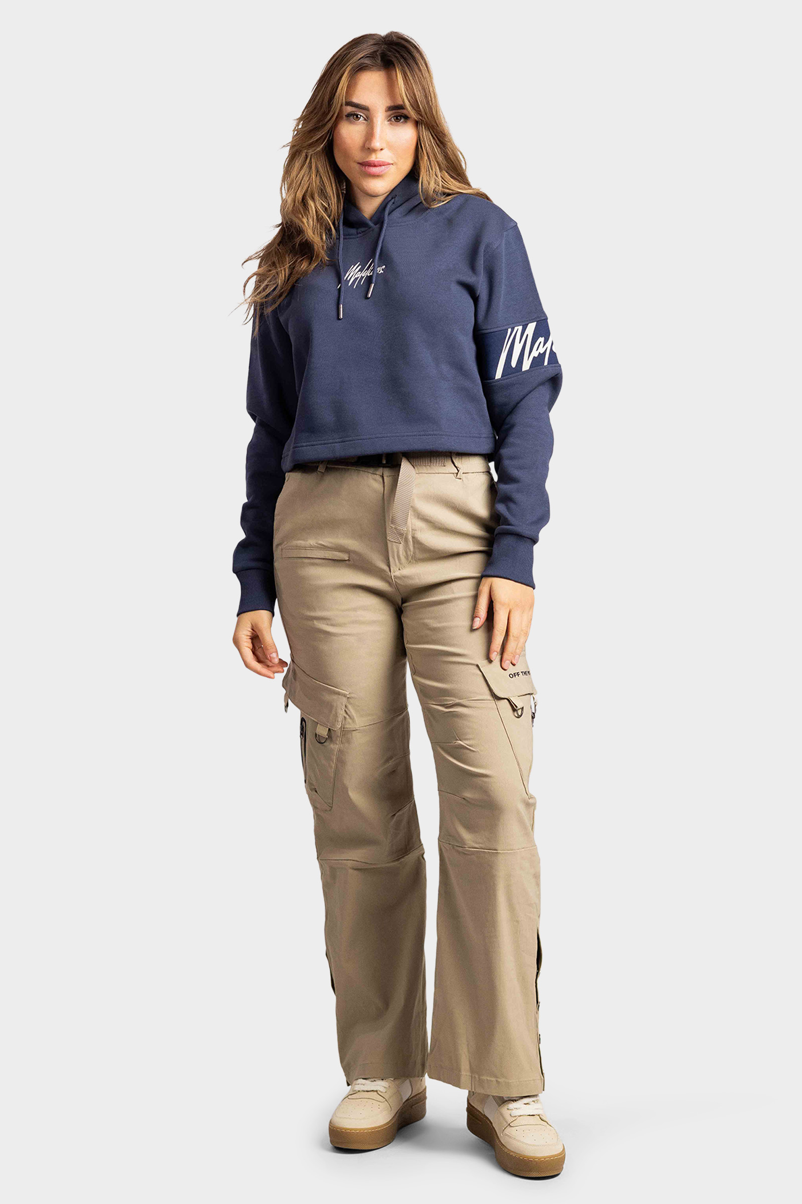Off The Pitch Cargo Broek Dames Beige