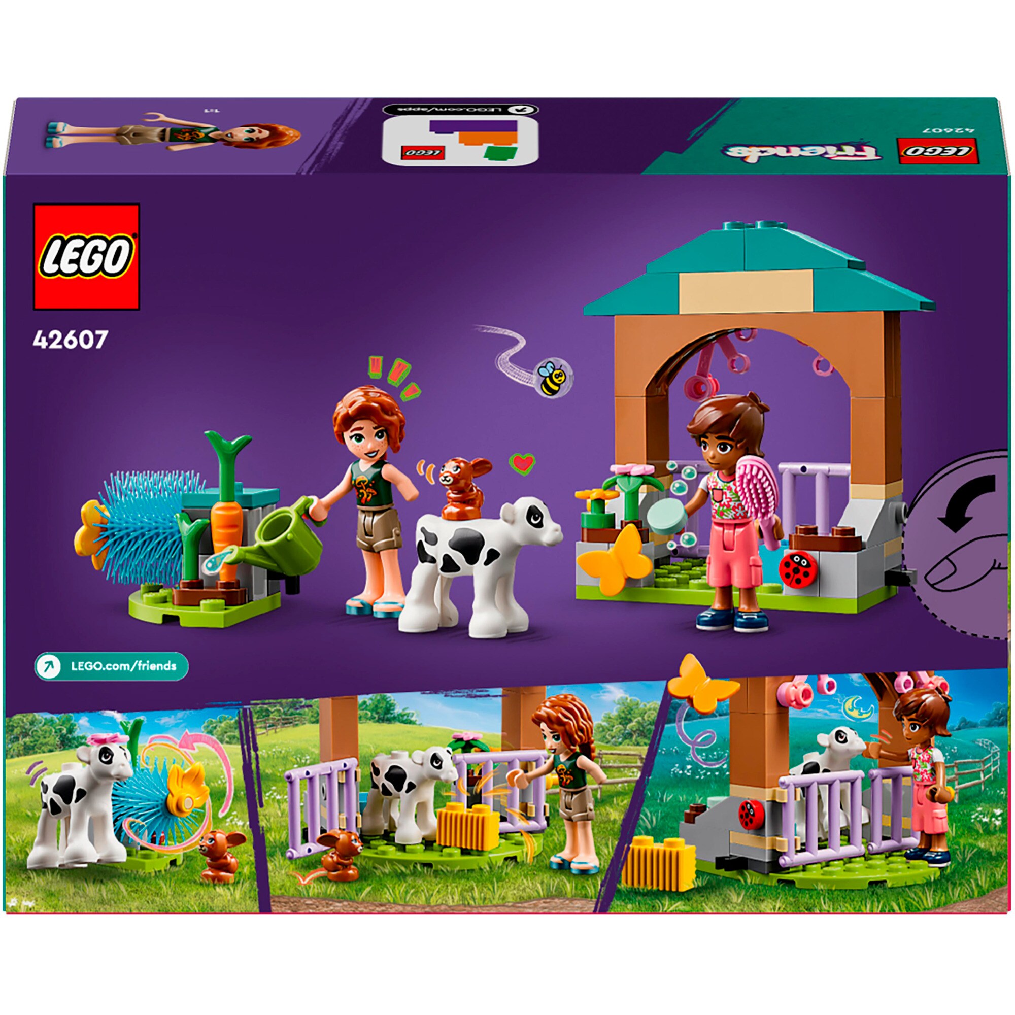 LEGO Konstruktionsspielzeug Friends Autumns Kälbchenstall