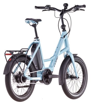 Vélo de Ville Électrique Cube Compact Hybrid Comfort 500 Shimano Nexus 5V 500 Wh 20'' Bleu Aruba 2025