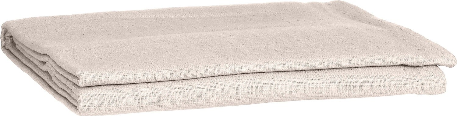 Mica Decorations tafelkleed Villia beige 250 x 140 cm