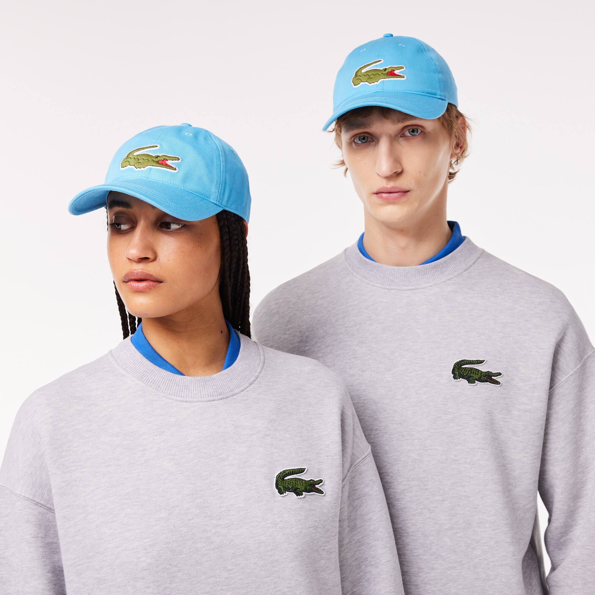 Unisex LACOSTE Kappe aus Bio-Baumwolltwill Caps & Hüte - Blau - Lacoste - Unisex