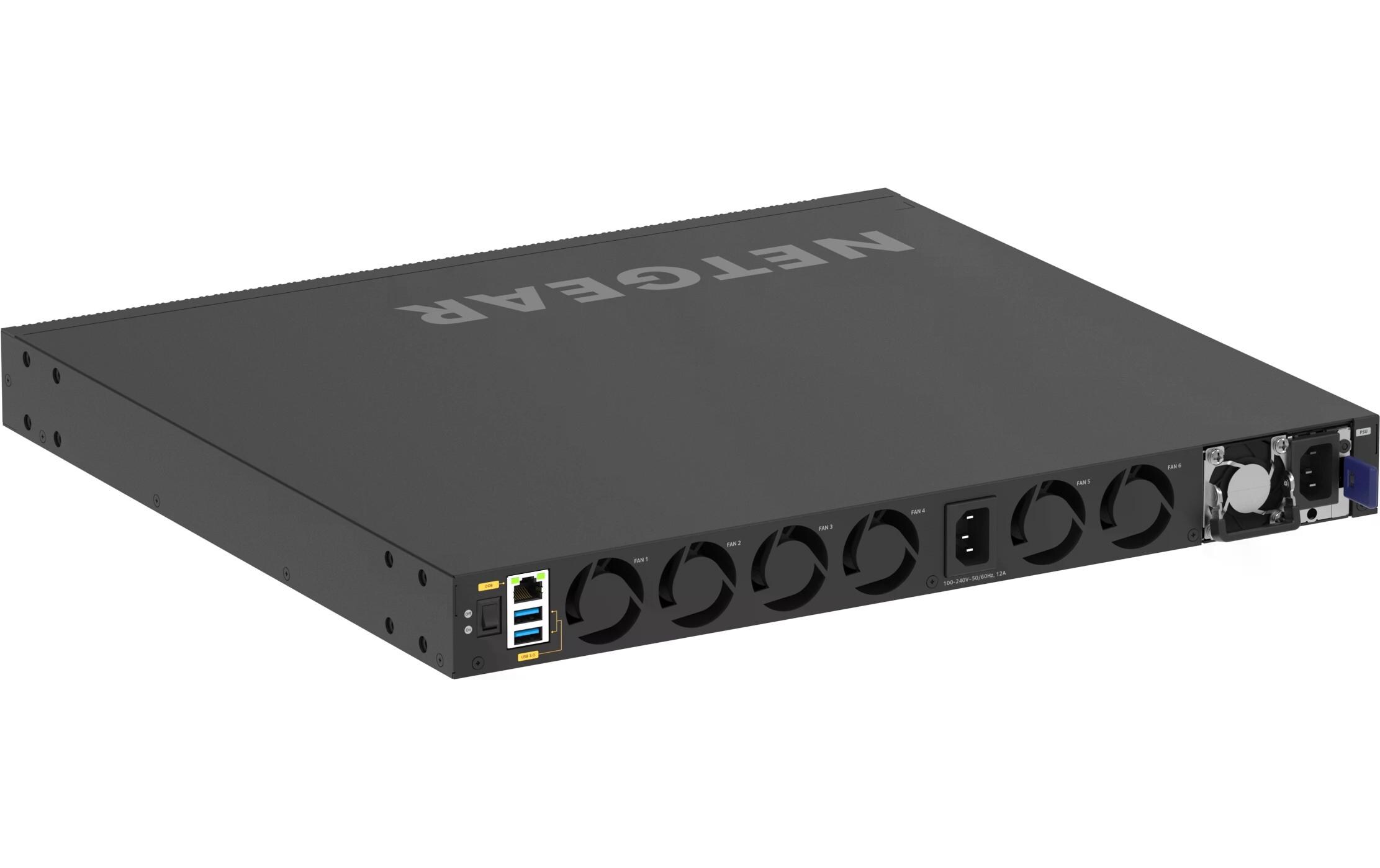 PoE++ Switch AV Line M4350-40X4C 44 Port<br>40x10G/Multi-Gig PoE++ (196W - 1676W PoE-Leistung) und 4xQSFP28 (100G) Managed Switch