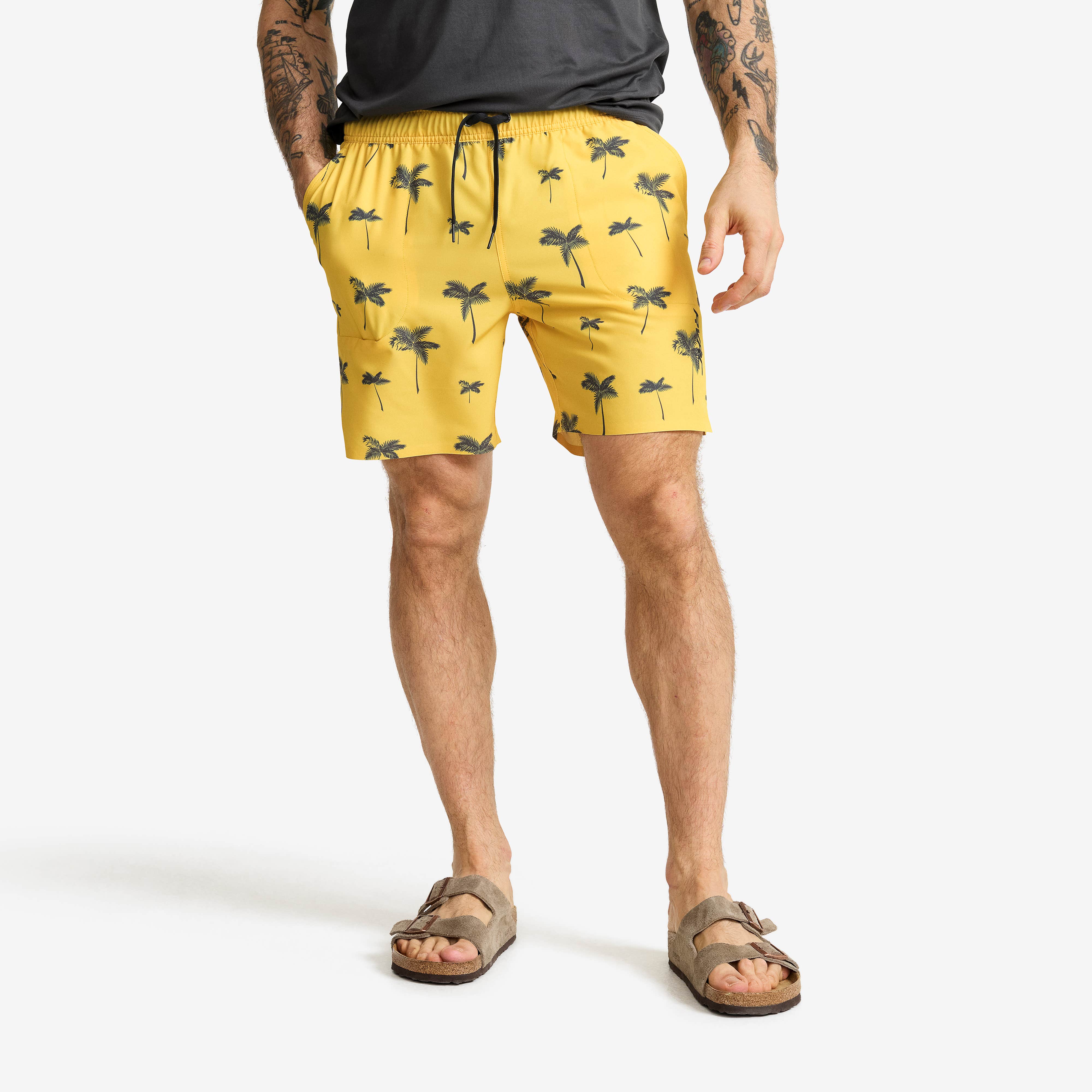 Summer Swim Shorts Herre Lemon Drop/Magnet