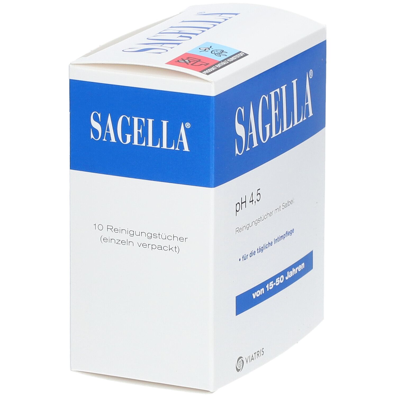 SAGELLA pH 4,5 Intim-Reinigungstücher