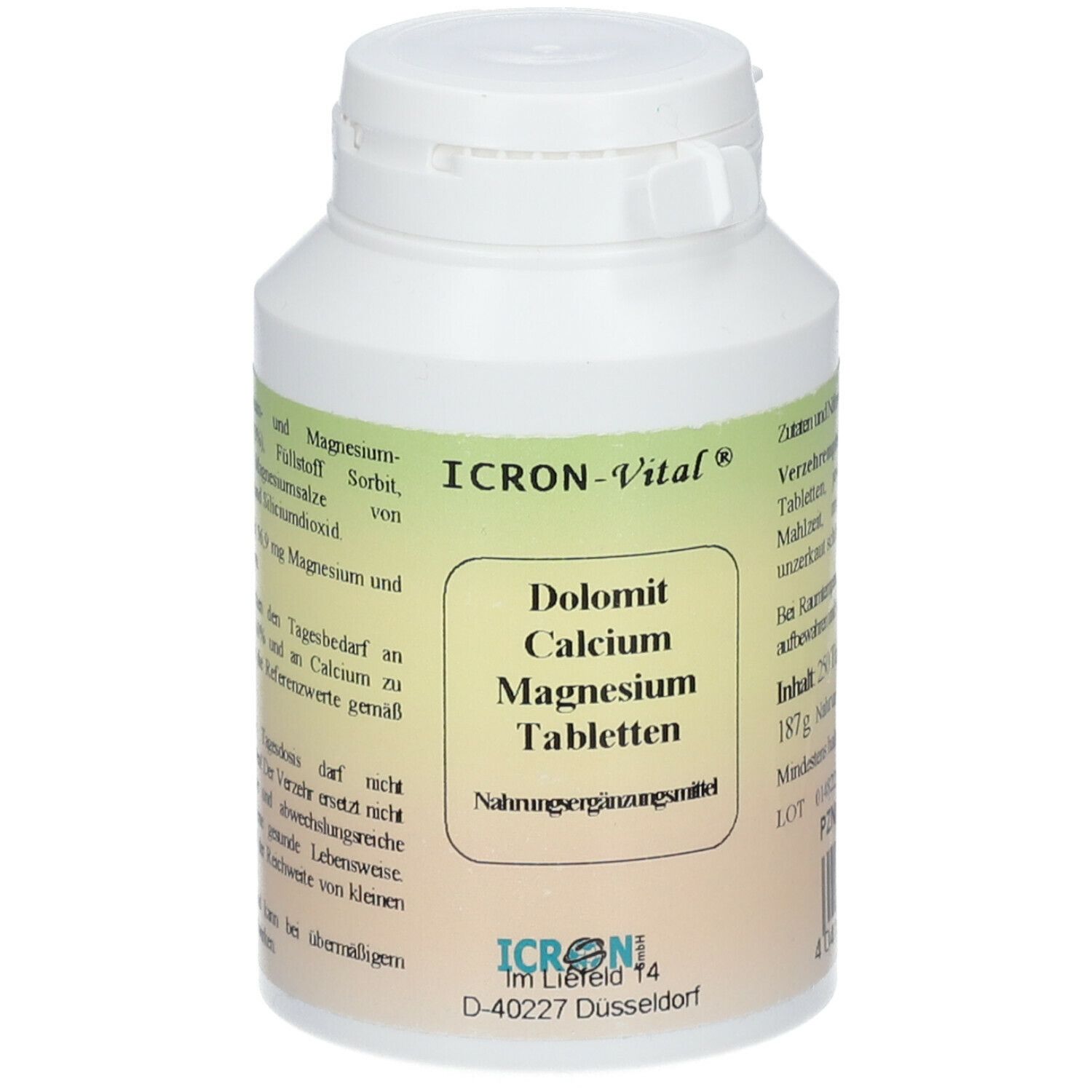 ICRON-Vital® Dolomit Calcium-Magnesium Tabletten