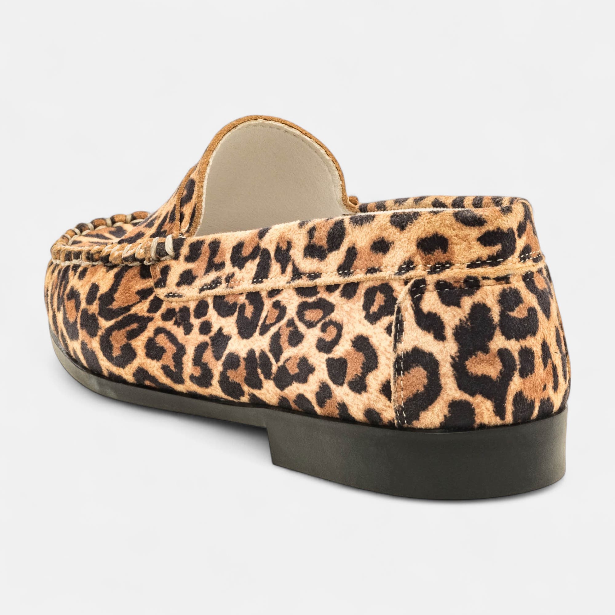 Mocassins pieds sensibles Femme en cuir camel