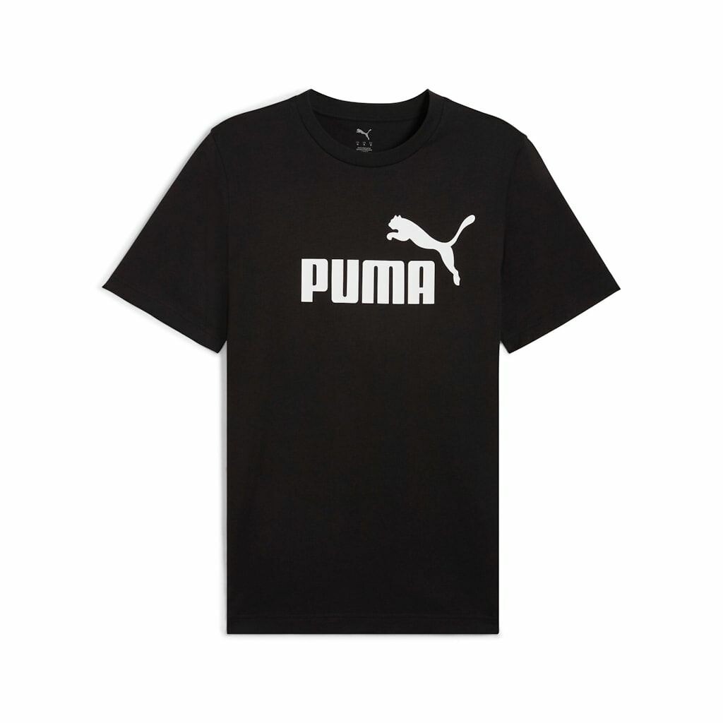 PUMA<br>Camiseta de manga curta com logotipo Essentiel grande