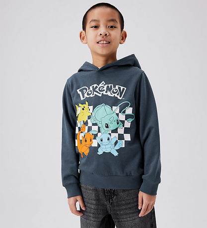 Name It Kapuzenpullover - Noos - NkmJister Pokémon - Dark Denim