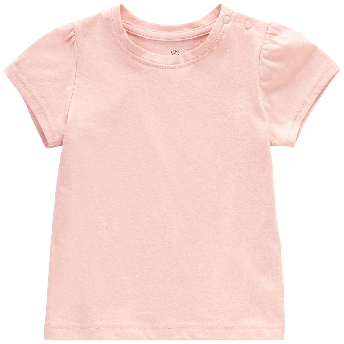 Topomini Baby Latzhose und T-Shirt im Set rosa / weiss / apricot