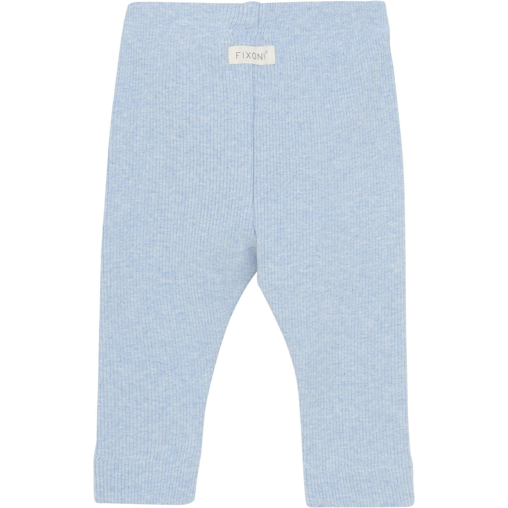 Køb FIXONI Blue Fog Melange Leggings Mélange Rib
