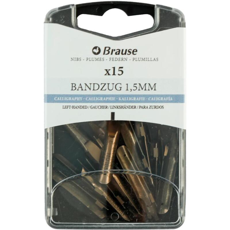 BOITE 15 PLUMES BANDZUG POUR GAUCHERS