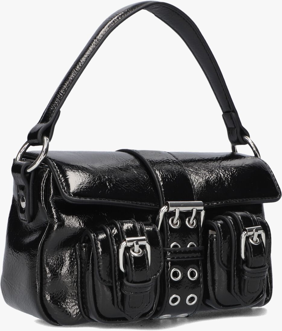N\u00DANOO zwarte n&uacute;noo schoudertas small honey buckle recycled