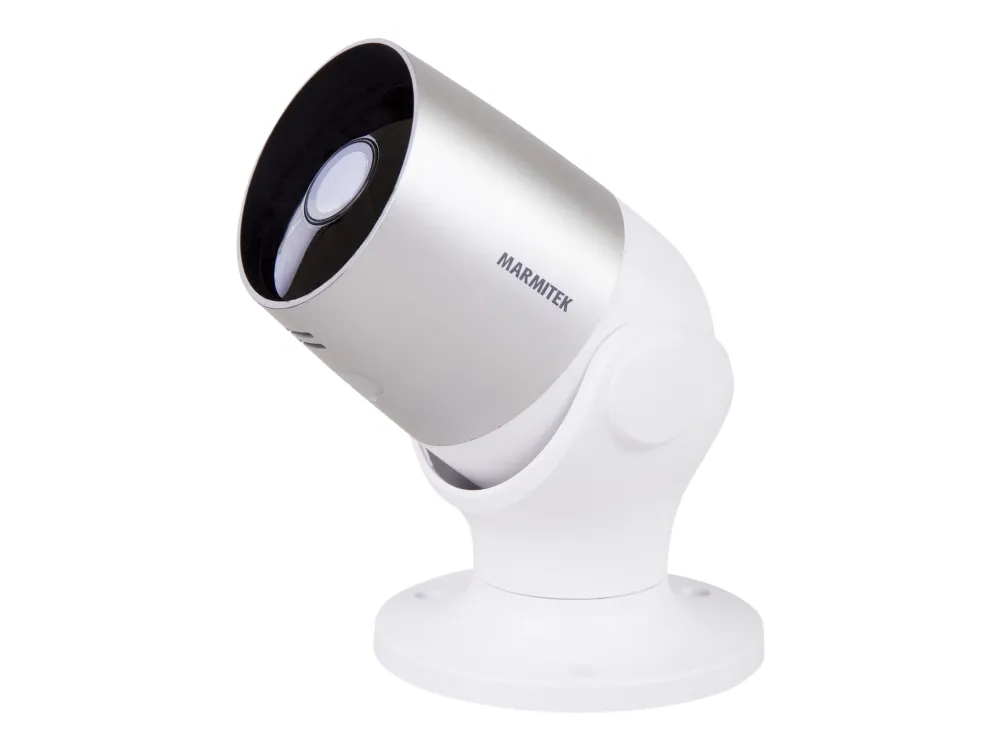 Marmitek Smart Me View MO - Netværksovervågningskamera - udendørs - modstandsdygtig over for vandsprøjt og byger - farve (Dag/nat) - 1920 x 1080 - 1080p - audio - trådløs - WiFi - H.264 - DC 12 V