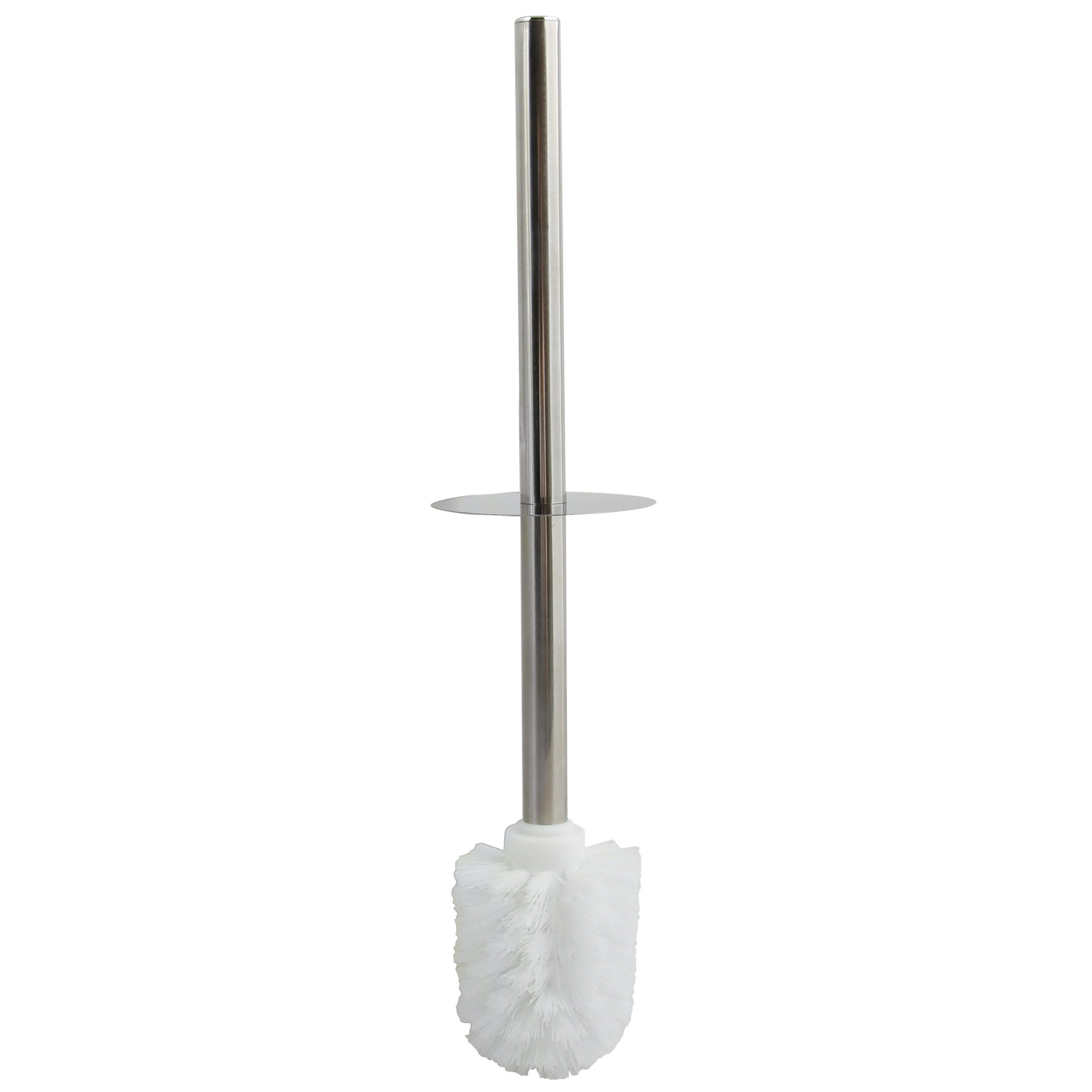 MSV Toiletborstel houder|WC-borstel - beige - kunststof - 35 cm