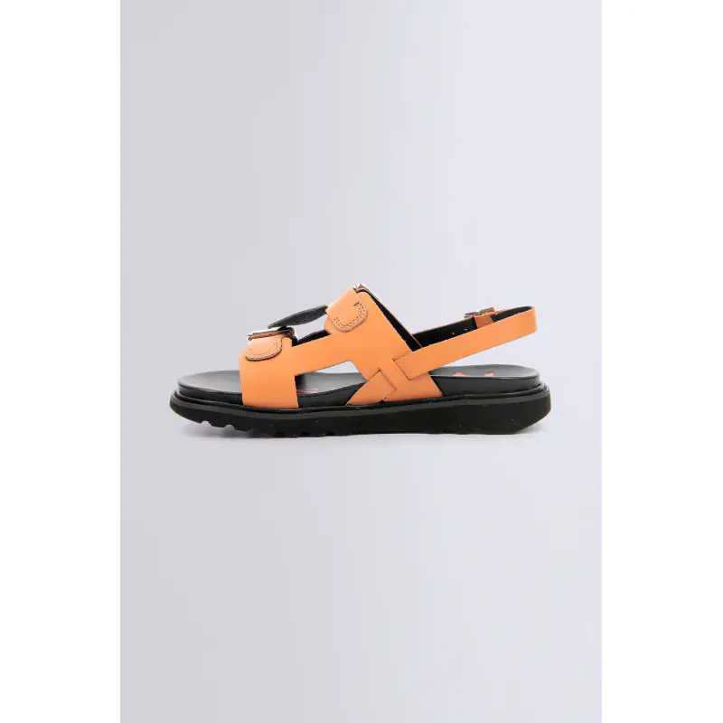 NEOSUMMER ORANGE SANDALES Cuir Femme