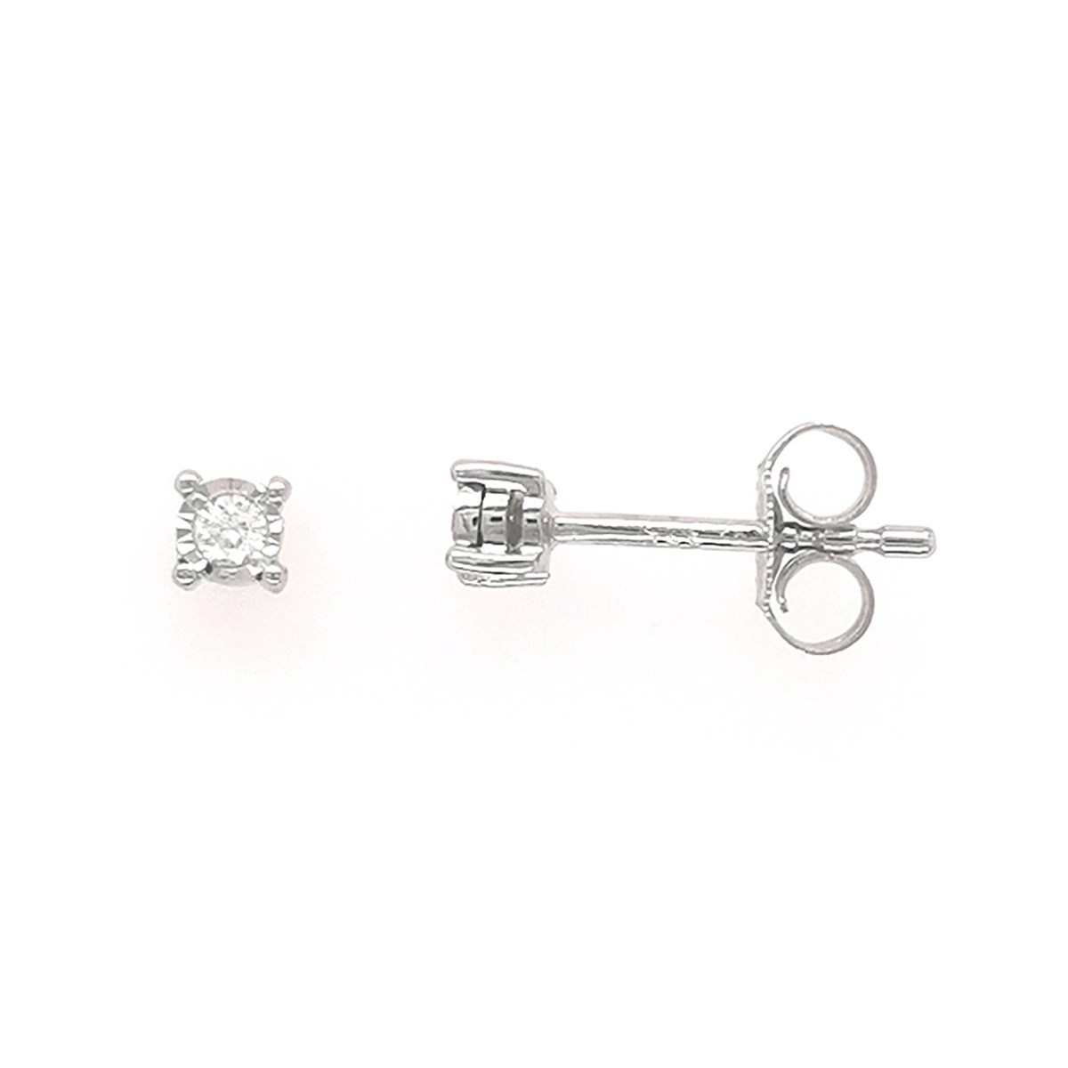 Boucles d'oreilles Brillaxis diamant 0.05cts