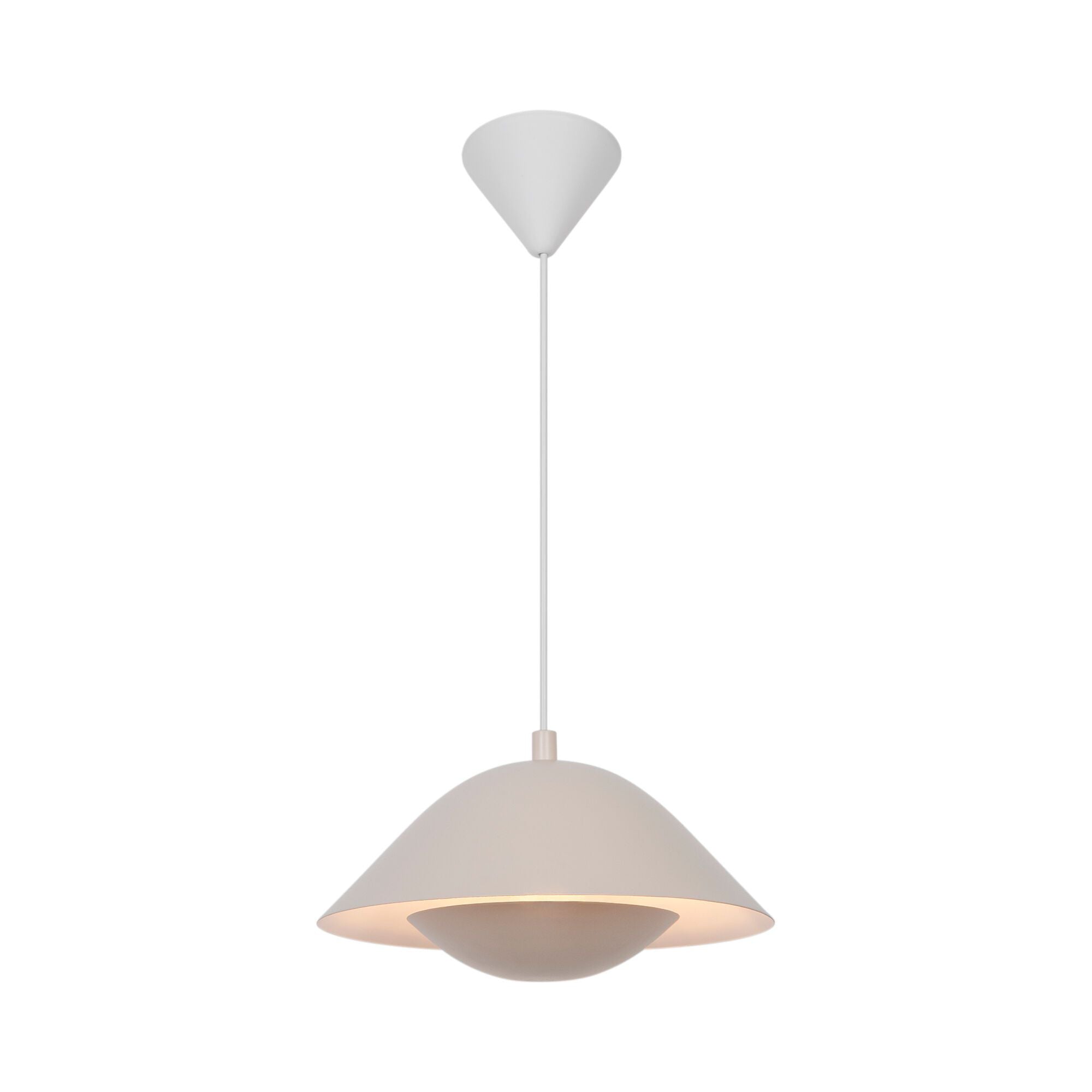 Nordlux FREYA Hängeleuchte - Beige / H: 17.4 cm x D: 35.0 cm