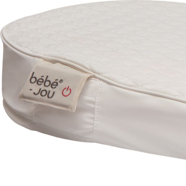 Bebe - Jou Quilted Waves Verwarmd Aankleedkussen – Off White