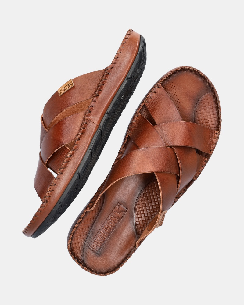 Pikolinos Tarifa Slippers  - cognac