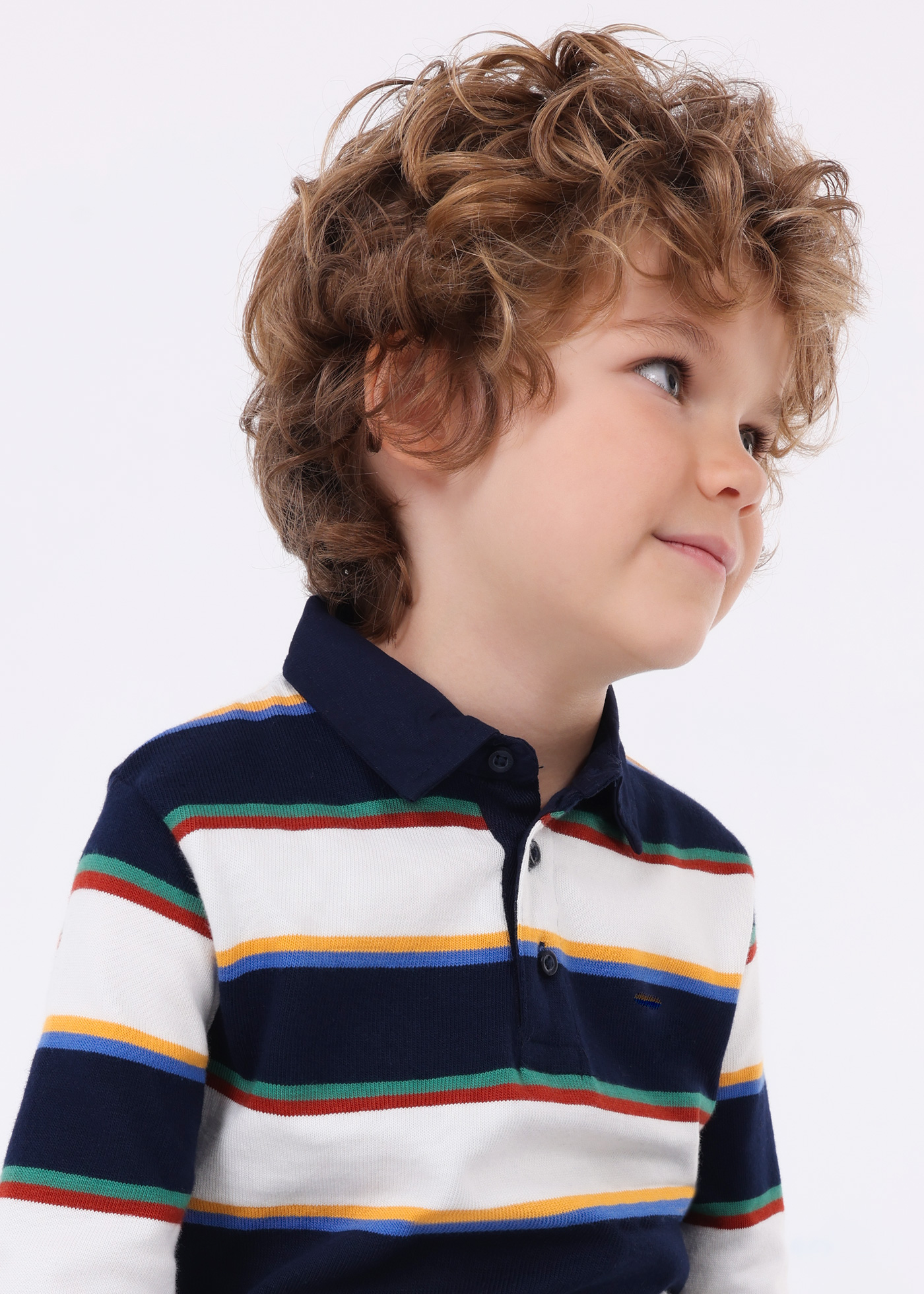 Camisa polo listrada Better Cotton para meninos