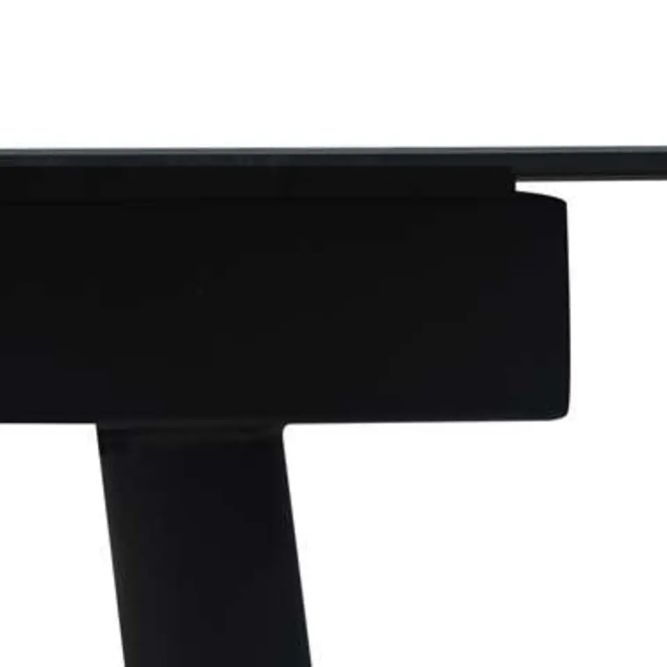 vidaXL - Eetset - Zwart - Staal