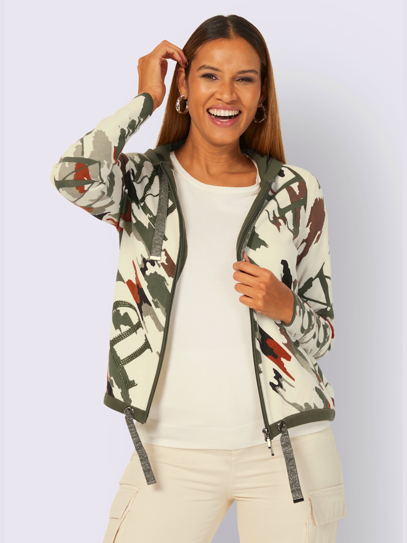 Veste en tricot 97% coton
