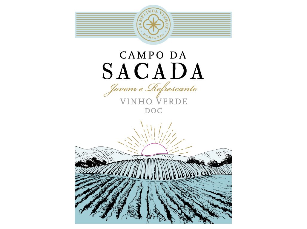 VINHO BRANCO CAMPO DA SACADA LIGEIRO VINHOS VERDES 0.75L