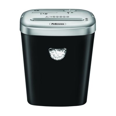 Fellowes Powershred 53C - destructeur de documents coupe croisée - 10 feuilles - Corbeille 23 litres