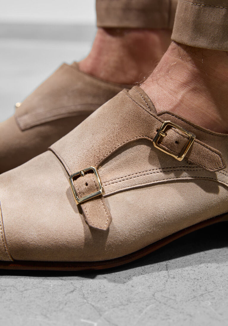 taupe santoni instappers axel