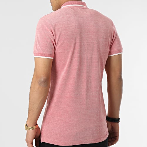 Polo Manches Courtes Nate 20708180 Rouge Chiné