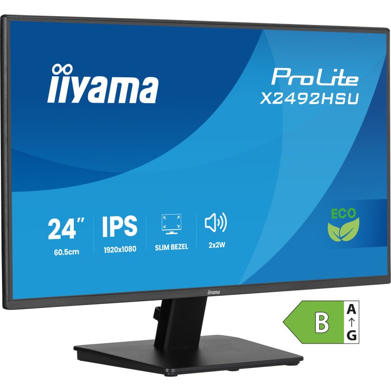 iiyama ProLite X2492HSU-B1 écran plat de PC 60,5 cm (23.8