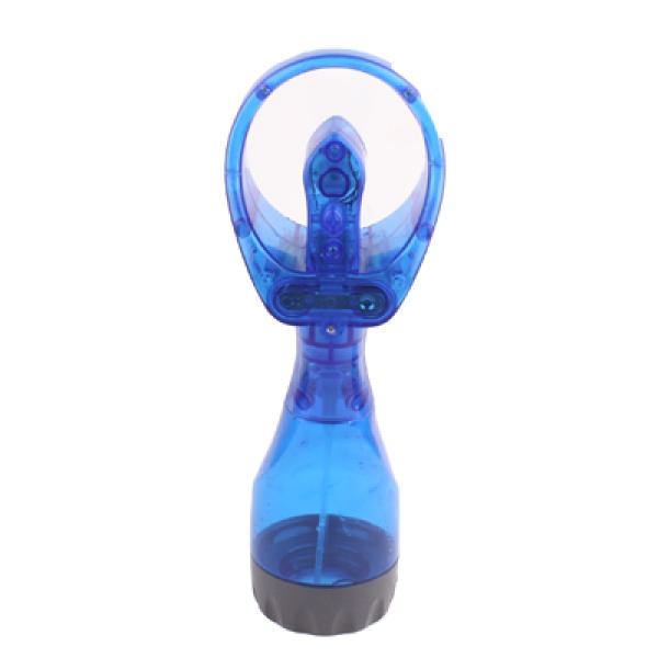 (27cm) Hand Ventilator mit Wasser Sprühfunktion - Blau